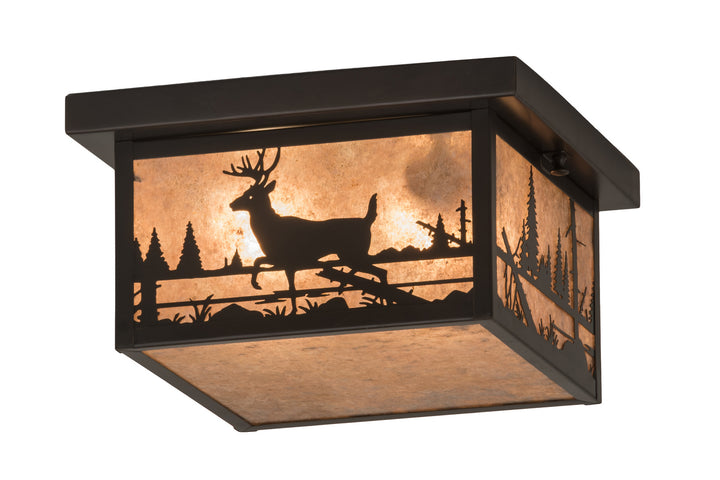 Meyda Tiffany Hyde Park 175668 Ceiling Light - Craftsman Brown