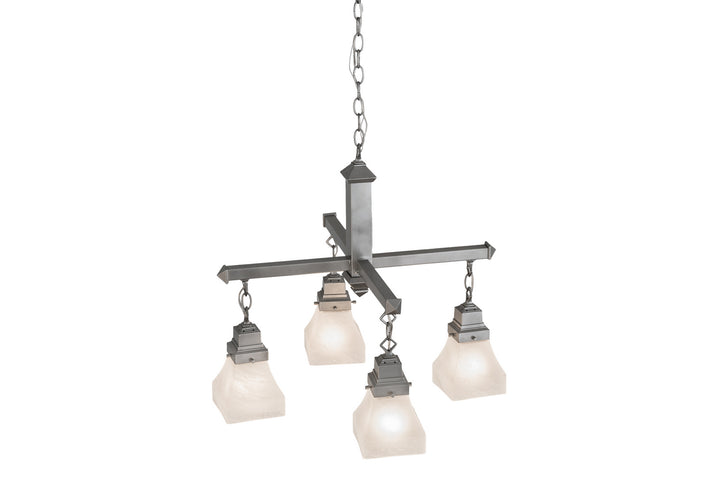 Meyda Tiffany Bungalow 175992 Chandelier Light - Nickel