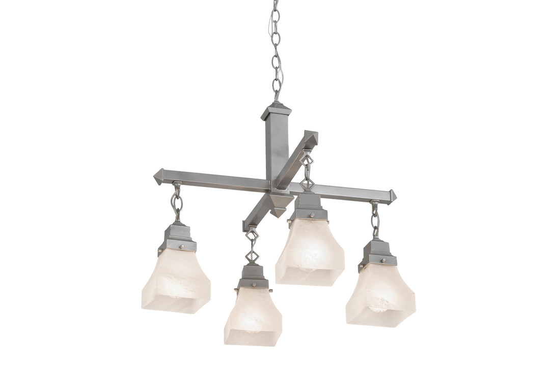 Meyda Tiffany Bungalow 175992 Chandelier Light - Nickel