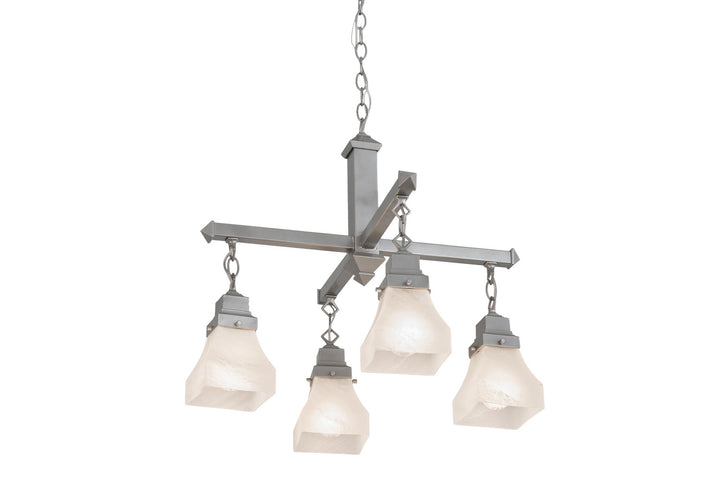 Meyda Tiffany Bungalow 175992 Chandelier Light - Nickel
