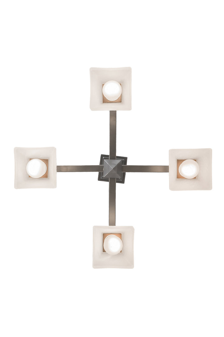 Meyda Tiffany Bungalow 175992 Chandelier Light - Nickel