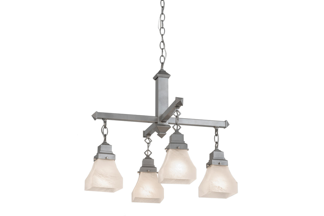 Meyda Tiffany Bungalow 175992 Chandelier Light - Nickel