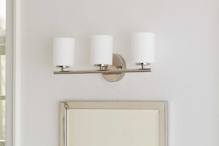 Progress Replay P2159-104 Bath Vanity Light 22 in. wide - Polished Nickel