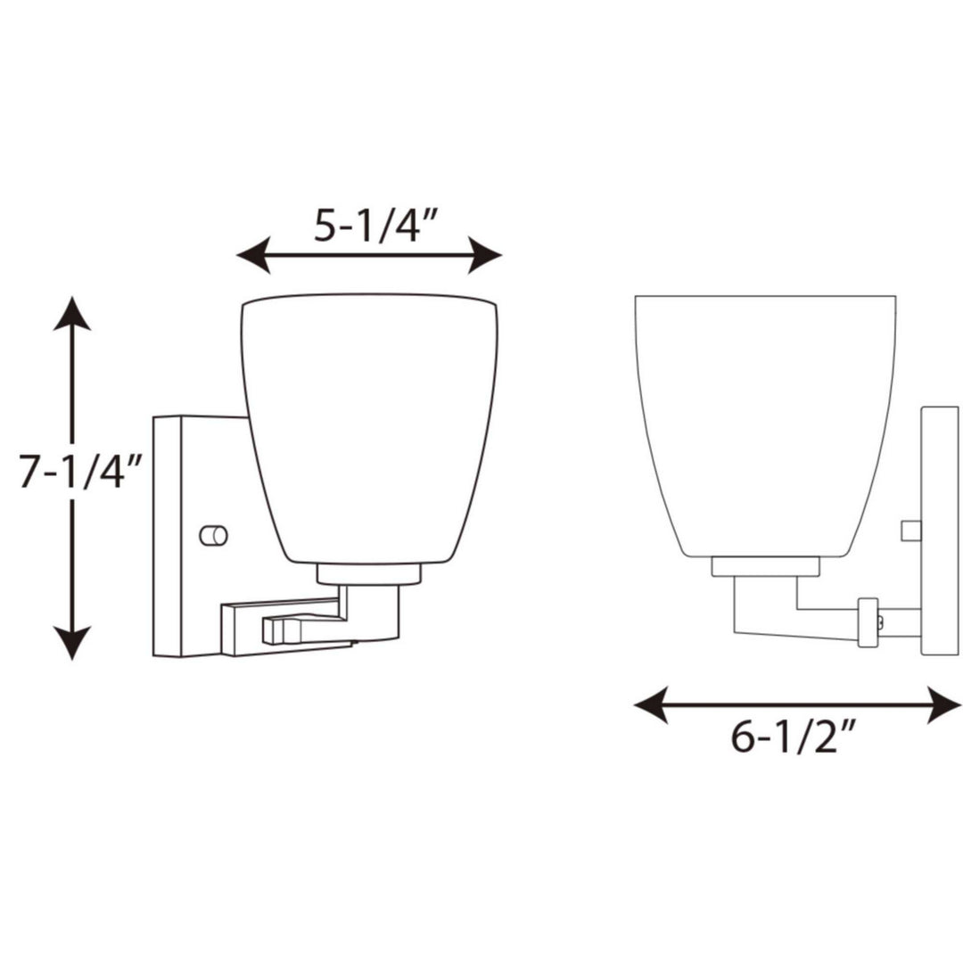 Progress Fleet P2165-15 Wall Light - Polished Chrome