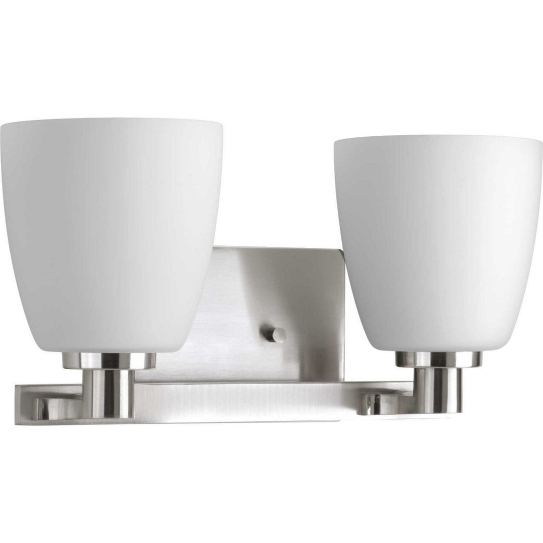Progress Fleet P2166-09 Bath Vanity Light 15 in. wide - Brushed Nickel