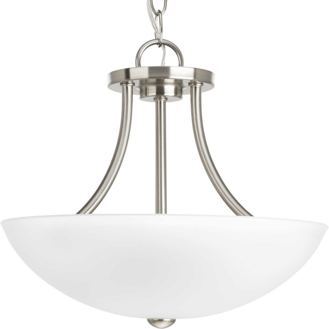 Progress Gather P3748-09 Ceiling Light - Brushed Nickel