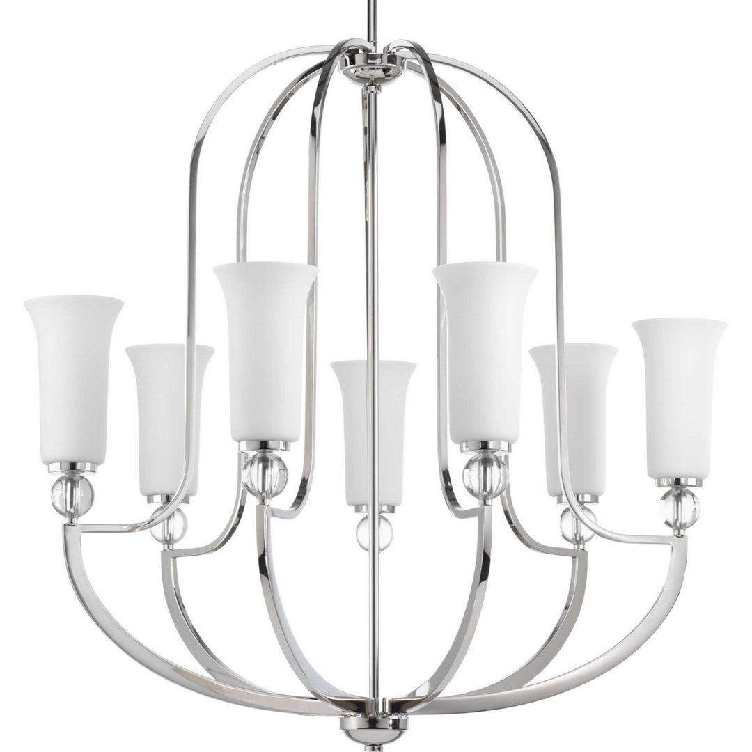 Progress Elina P4733-104 Chandelier Light - Polished Nickel