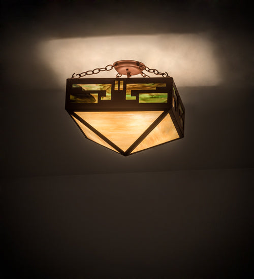 Meyda Tiffany Southwest 71037 Ceiling Light - Rust