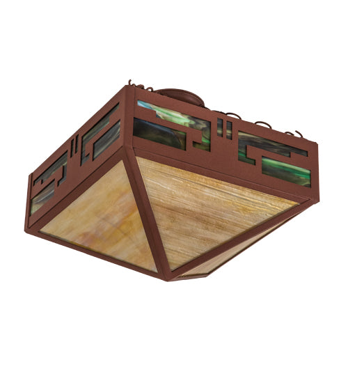 Meyda Tiffany Southwest 71037 Ceiling Light - Rust