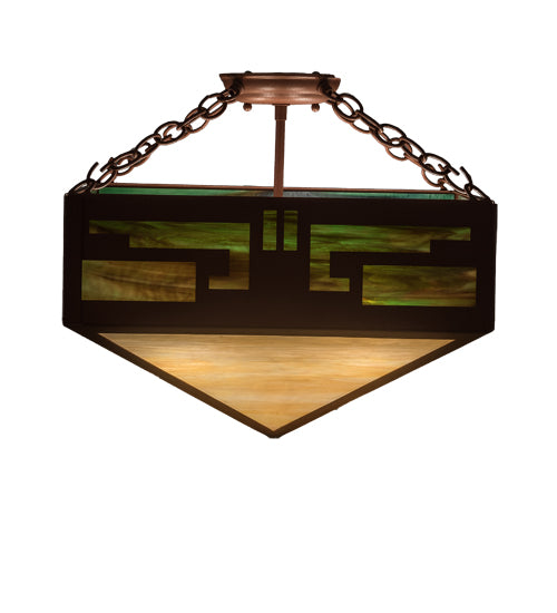 Meyda Tiffany Southwest 71037 Ceiling Light - Rust