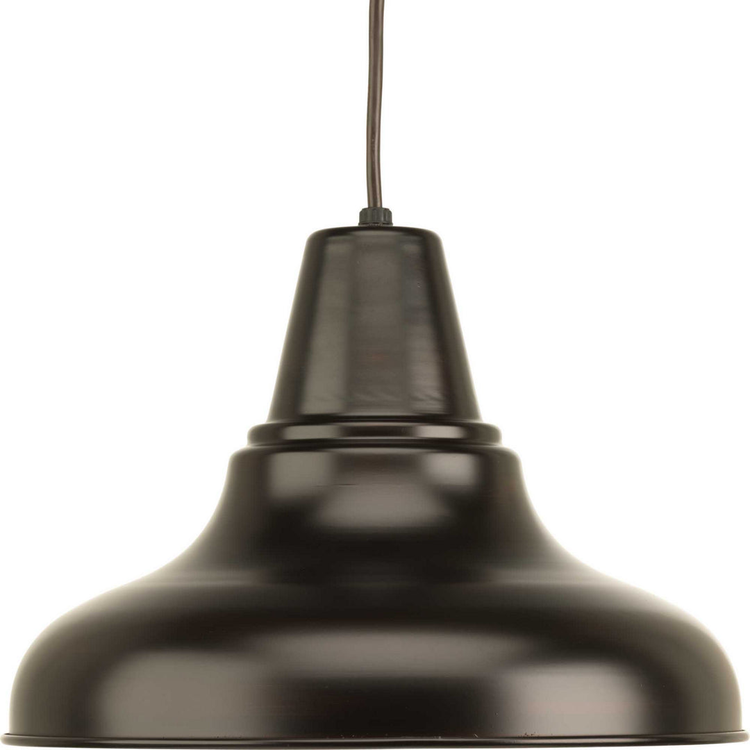 Progress Lighting P5551-20 District One Light Hanging Lantern Outdoor Bronze / Dark