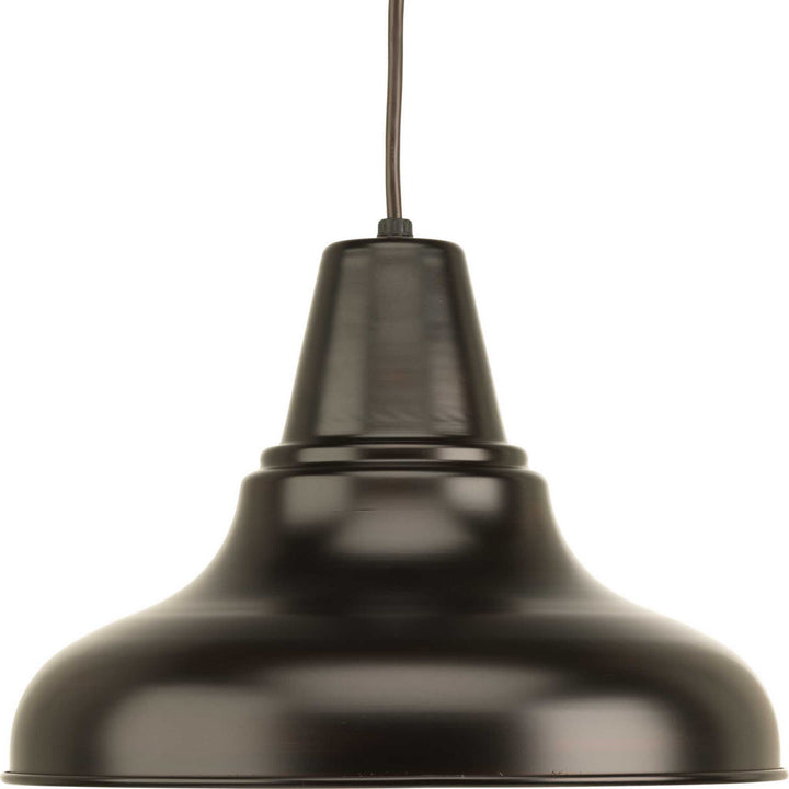 Progress Lighting P5551-20 District One Light Hanging Lantern Outdoor Bronze / Dark