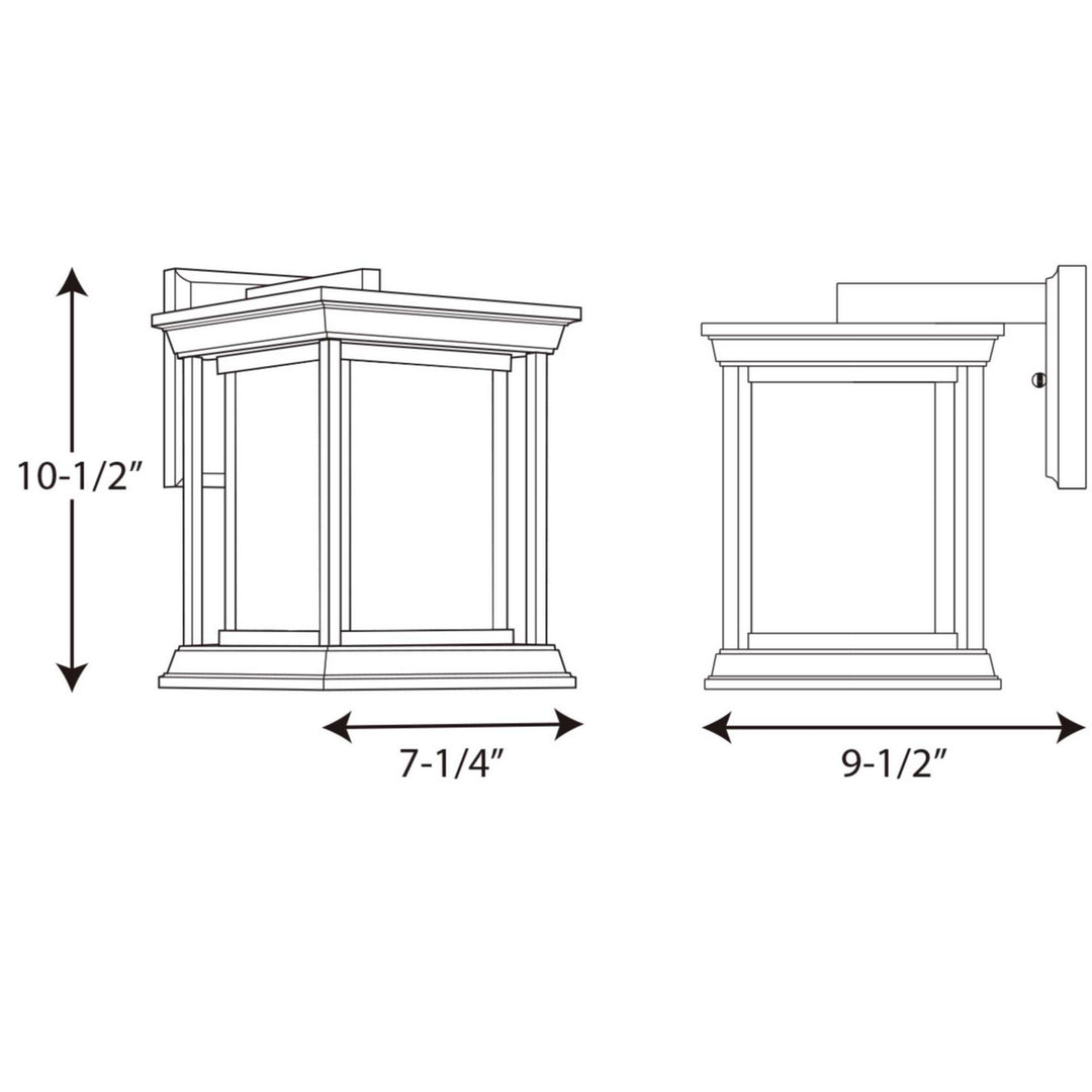 Progress Lighting P5605-20 Endicott One Light Wall Lantern Outdoor Bronze / Dark