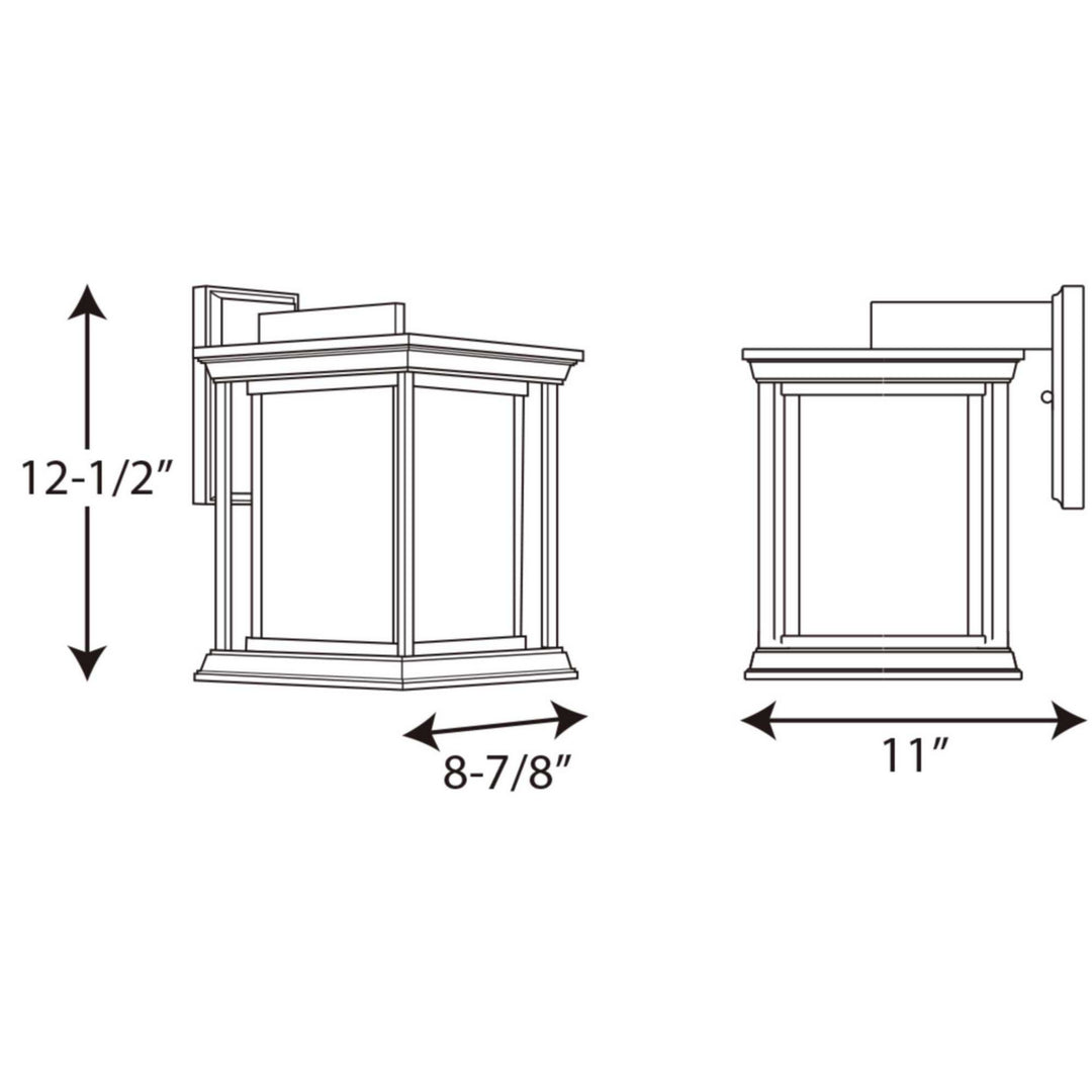 Progress Lighting P5611-20 Endicott One Light Wall Lantern Outdoor Bronze / Dark