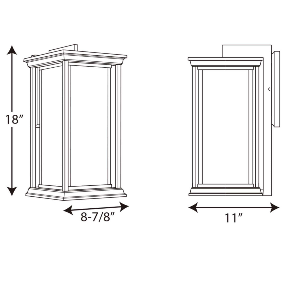 Progress Lighting P5613-20 Endicott One Light Wall Lantern Outdoor Bronze / Dark