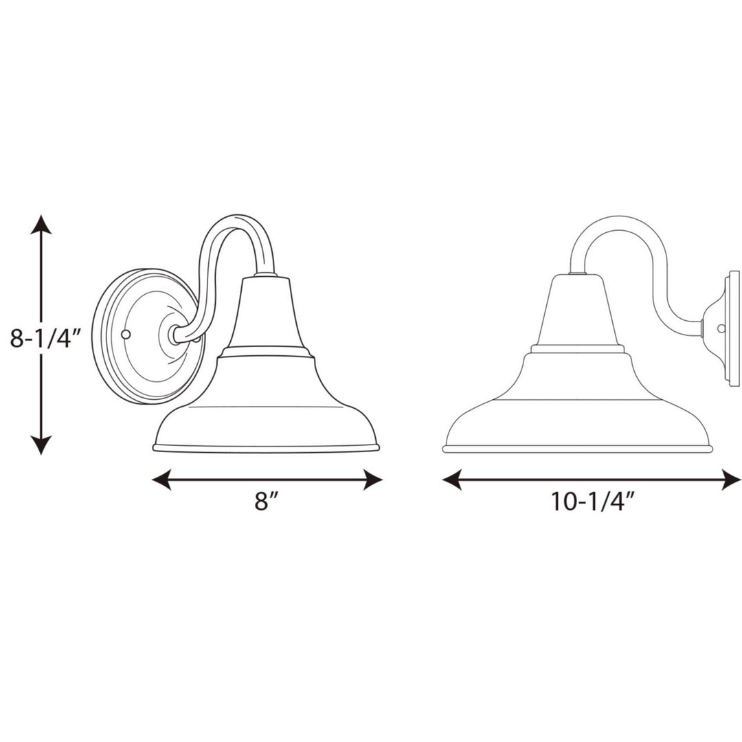 Progress Lighting P5622-2030K9 District Led Led Wall Lantern Outdoor Bronze / Dark