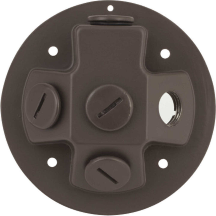 Progress Lighting P6343-20 Security Light Back Plate Outdoor Bronze / Dark