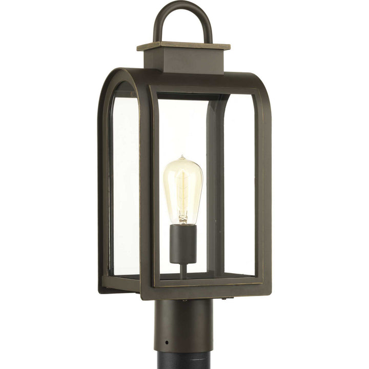 Progress Lighting P6431-108 Refuge One Light Post Lantern Outdoor Bronze / Dark