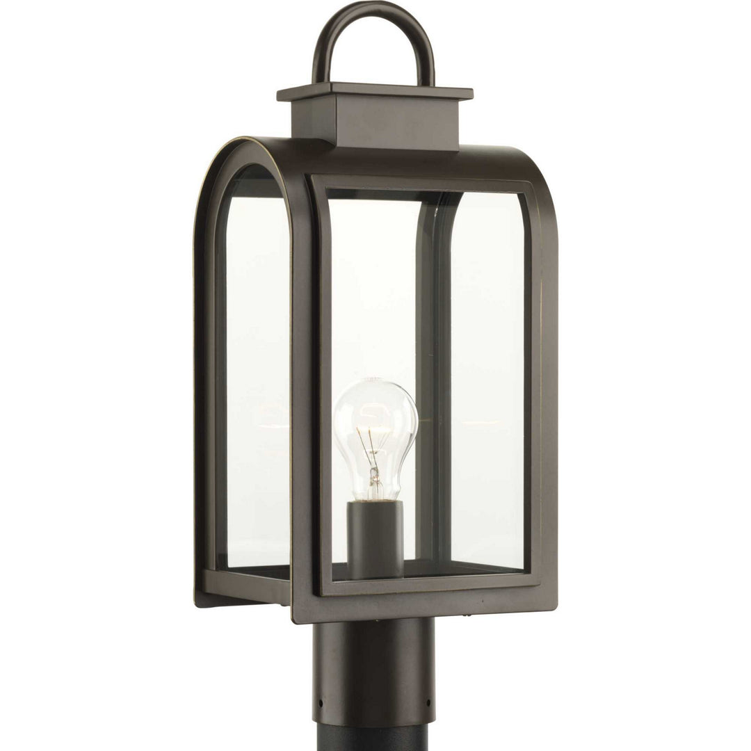 Progress Lighting P6431-108 Refuge One Light Post Lantern Outdoor Bronze / Dark