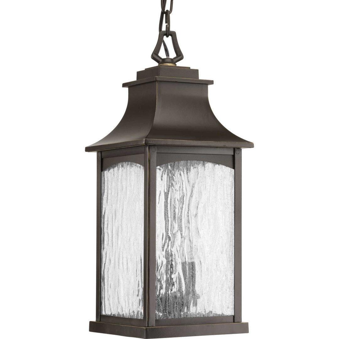 Progress Lighting P6532-108 Maison Two Light Hanging Lantern Outdoor Bronze / Dark