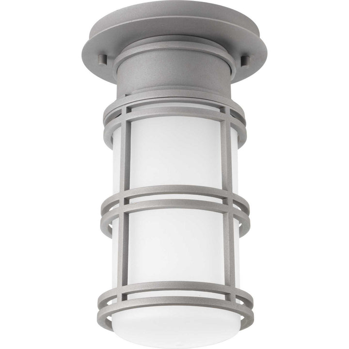 Progress Lighting P6536-13630K9 Bell One Light Hanging Lantern Outdoor Pewter, Nickel, Silver