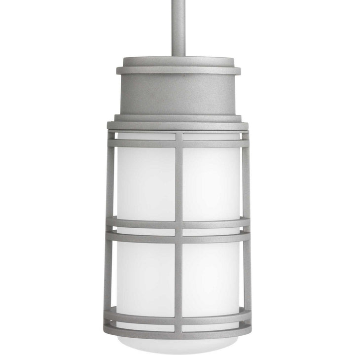 Progress Lighting P6536-13630K9 Bell One Light Hanging Lantern Outdoor Pewter, Nickel, Silver