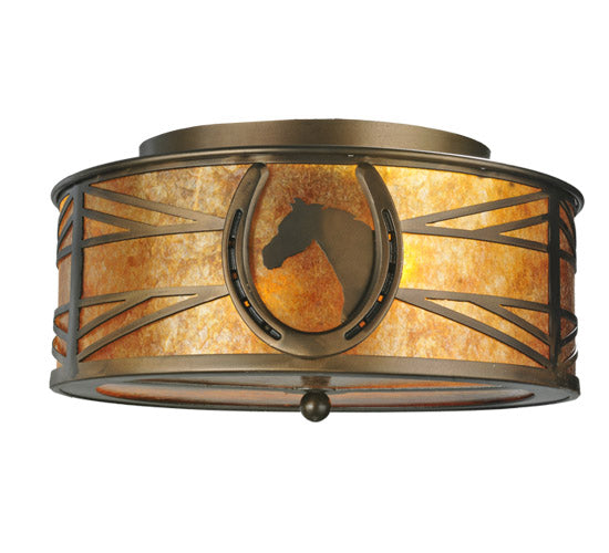 Meyda Tiffany Horseshoe 71079 Ceiling Light - Antique Copper