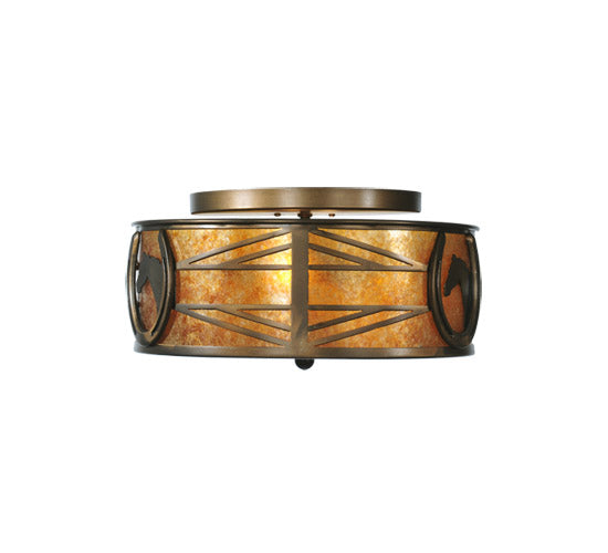 Meyda Tiffany Horseshoe 71079 Ceiling Light - Antique Copper