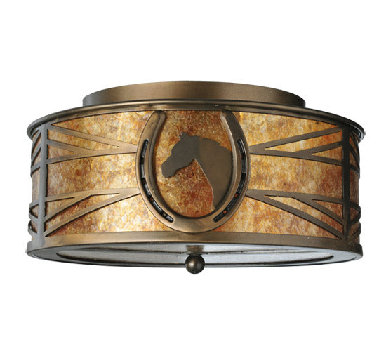 Meyda Tiffany Horseshoe 71079 Ceiling Light - Antique Copper