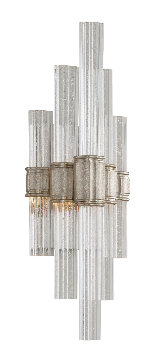 Corbett Viola 236-11 Wall Sconce Light - Silver Leaf