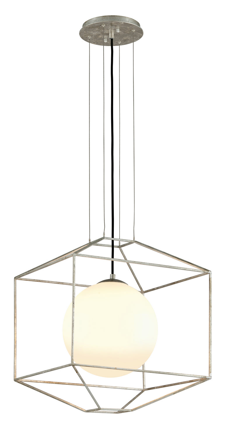 Troy Silhouette F5254 Pendant Light - Silver Leaf