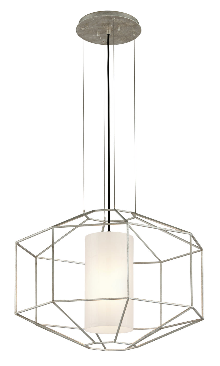 Troy Silhouette F5256 Pendant Light - Silver Leaf