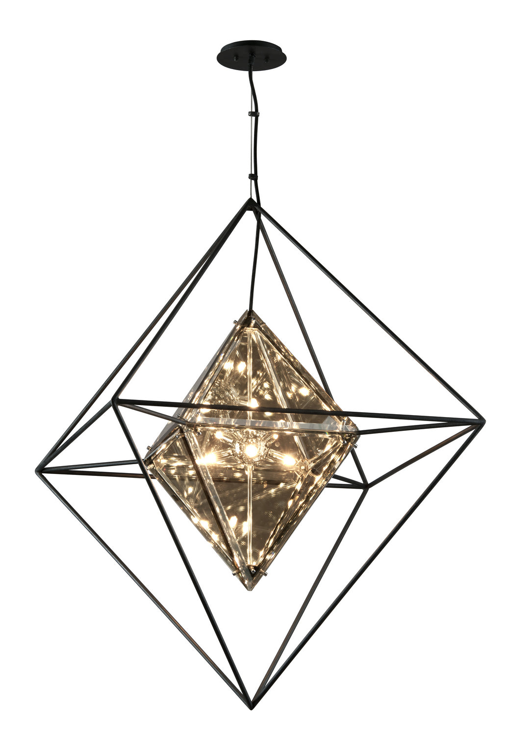 Troy Epic F5327 Pendant Light - Forged Iron