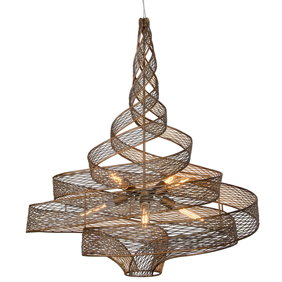 Varaluz Flow 240P06LHO Chandelier Light - Hammered Ore