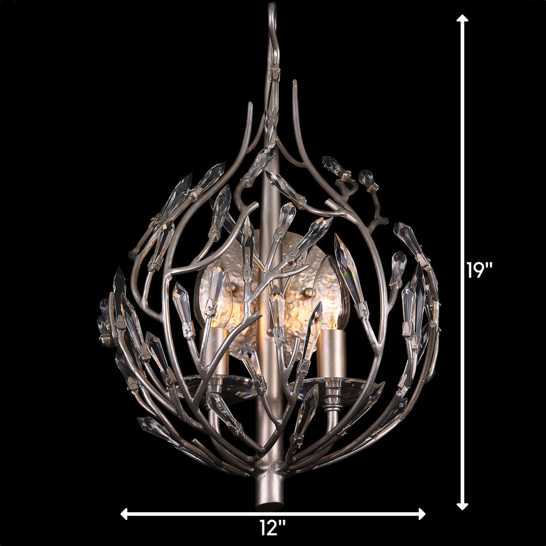 Varaluz Bask 271K02GD Wall Sconce Light - Gold Dust