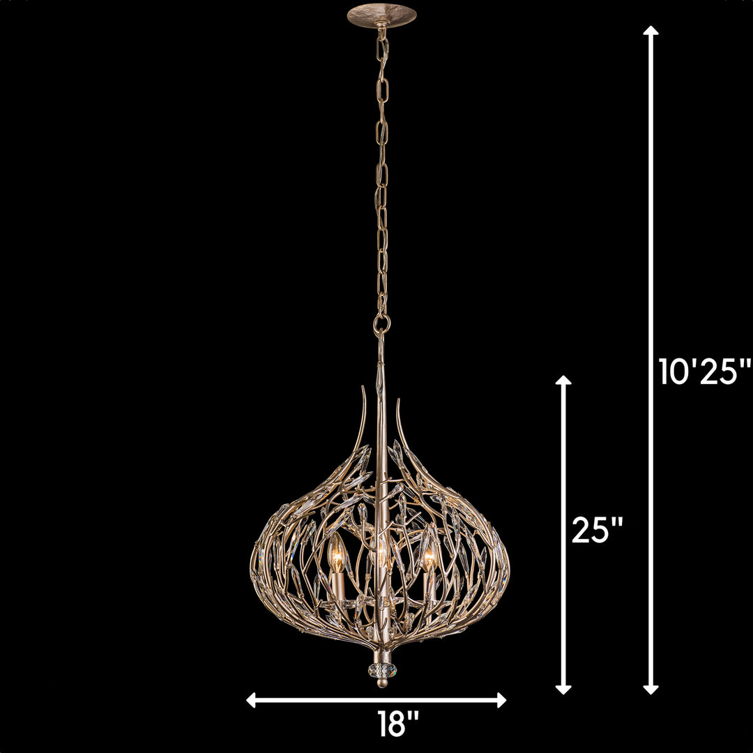 Varaluz Bask 271P03GD Pendant Light - Gold Dust