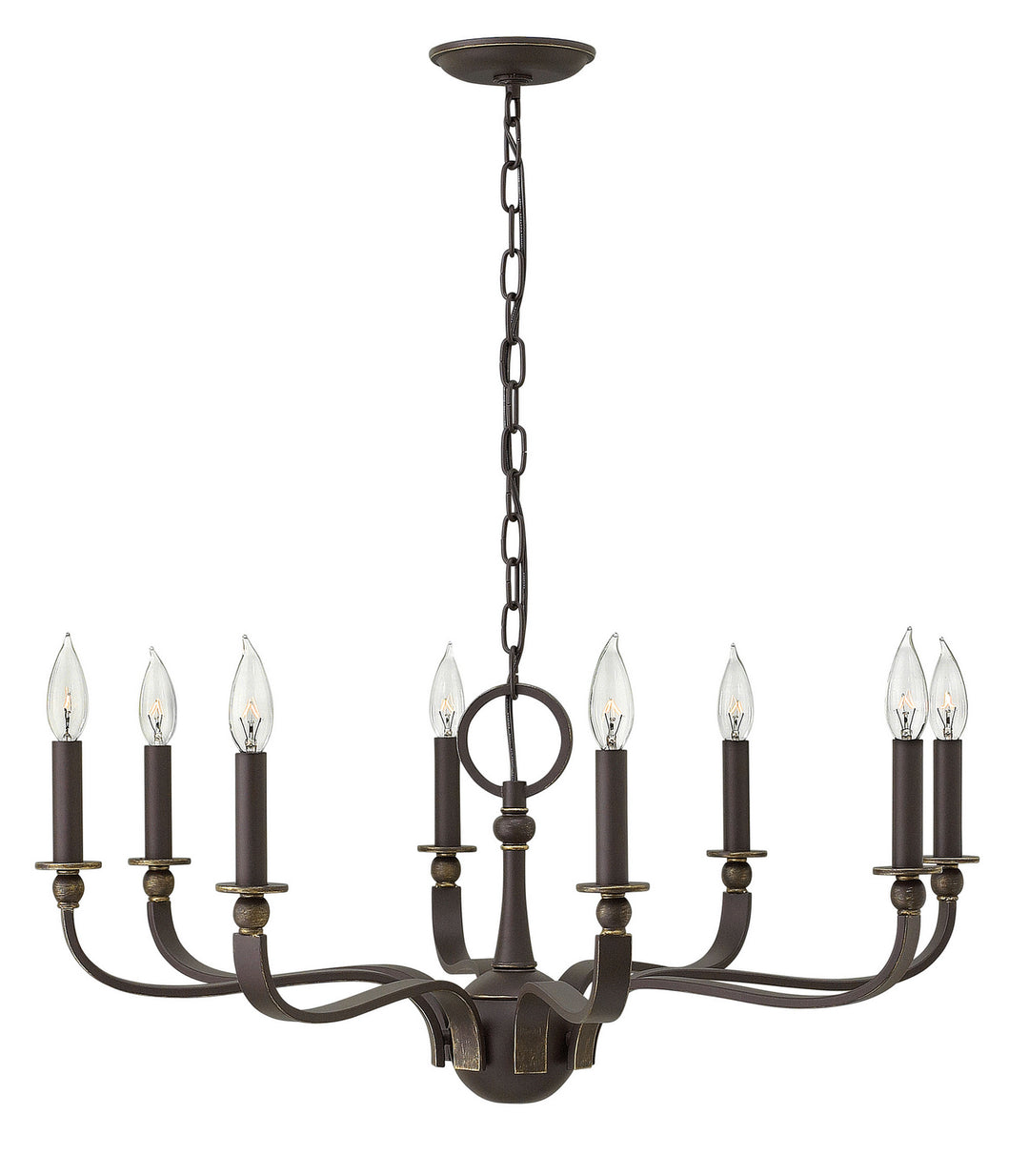 Hinkley Rutherford 3598OZ Chandelier Light - Oil Rubbed Bronze