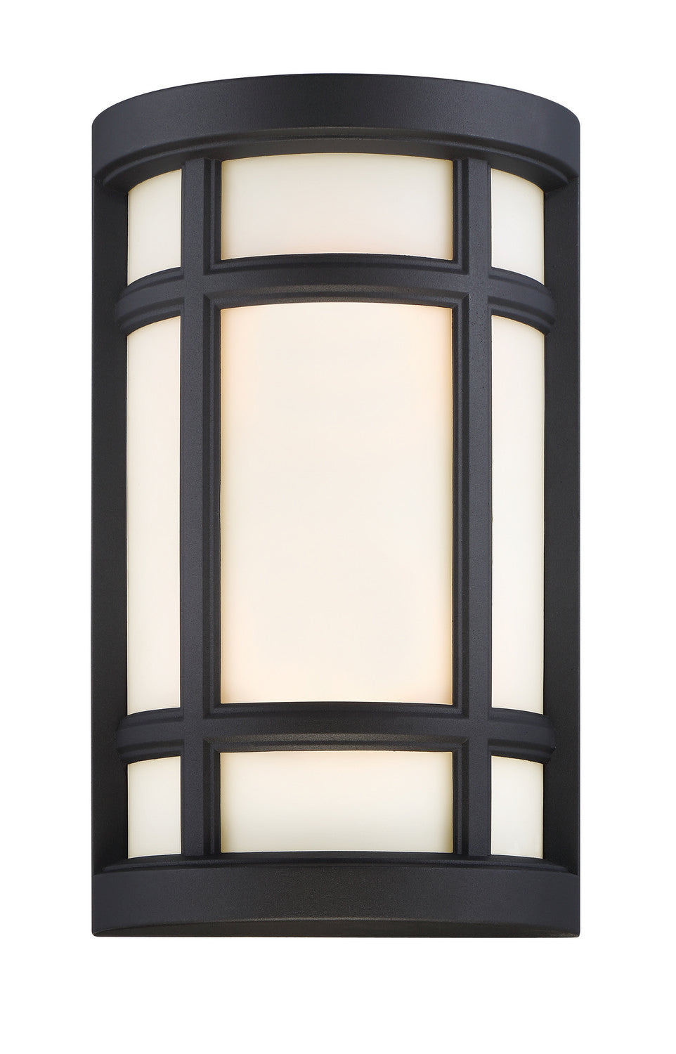 Designers Fountain 34121-BK Logan Square Two Light Wall Sconce Outdoor Black