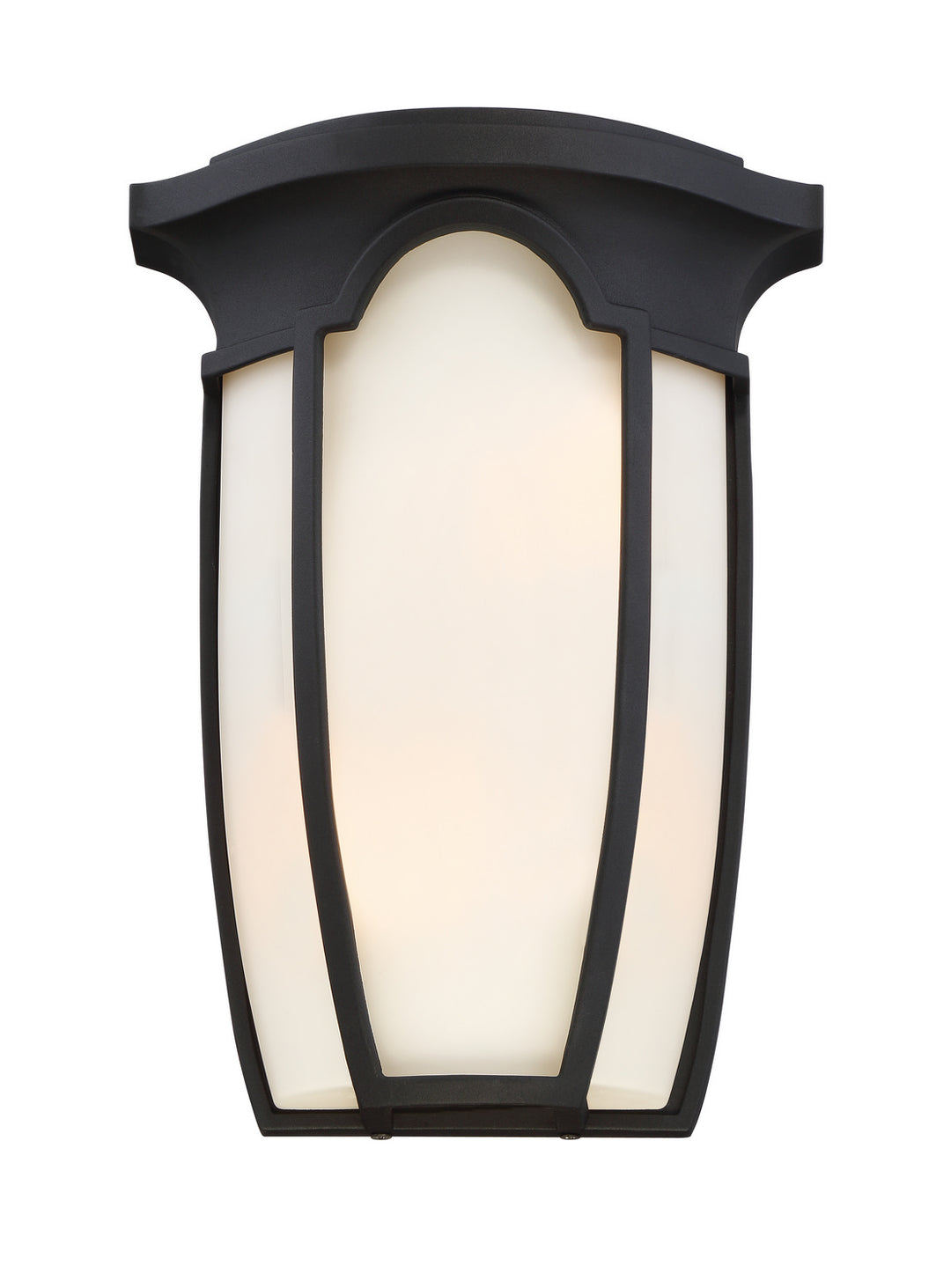 Designers Fountain 34231-BK Tudor Row Two Light Wall Sconce Outdoor Black