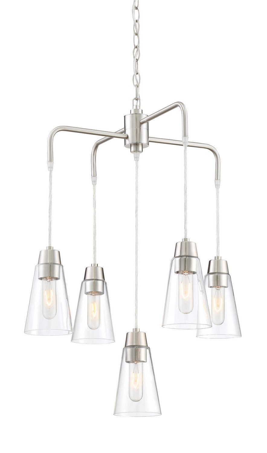 Designers Fountain Echo 87885-SP Chandelier Light - Satin Platinum