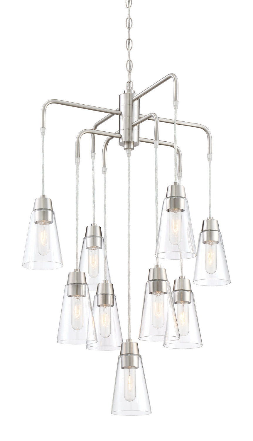 Designers Fountain Echo 87889-SP Chandelier Light - Satin Platinum