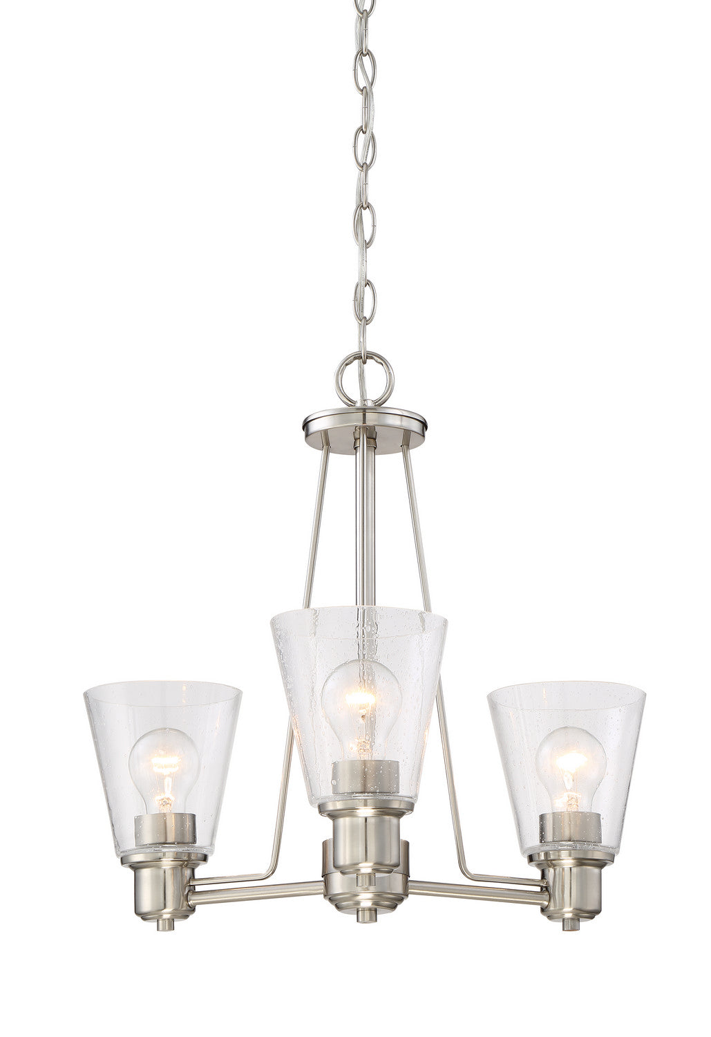 Designers Fountain Printers Row 88083-SP Chandelier Light - Satin Platinum