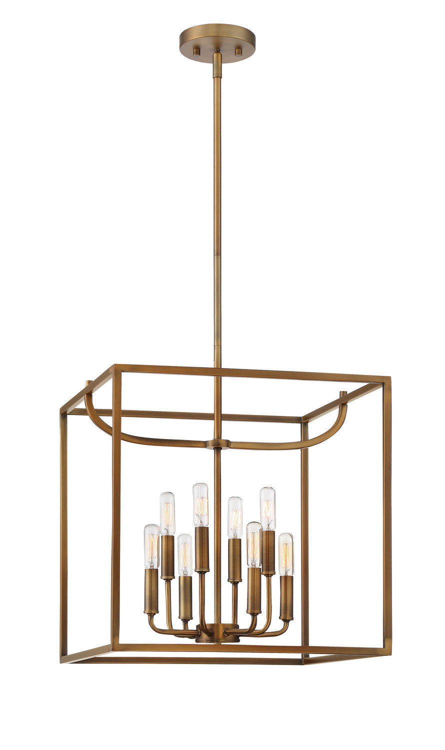 Designers Fountain Uptown 88458-OSB Pendant Light - Old Satin Brass