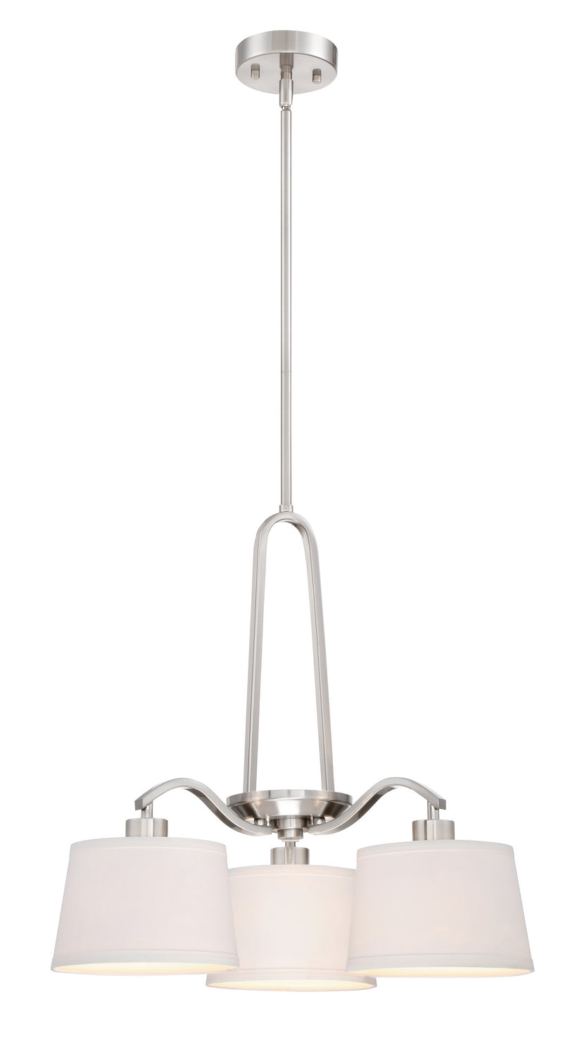 Designers Fountain Studio 88583-SP Chandelier Light - Satin Platinum