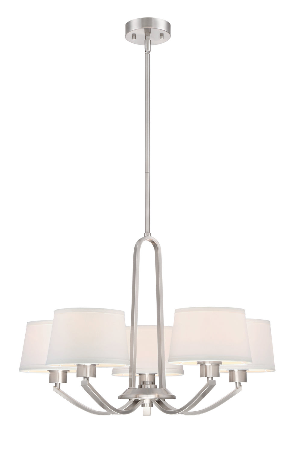 Designers Fountain Studio 88585-SP Chandelier Light - Satin Platinum