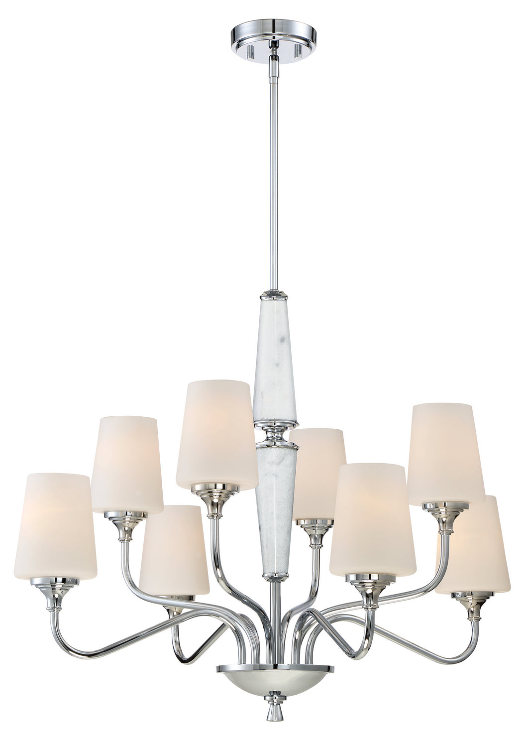 Designers Fountain Lusso 88788-CH Chandelier Light - Chrome