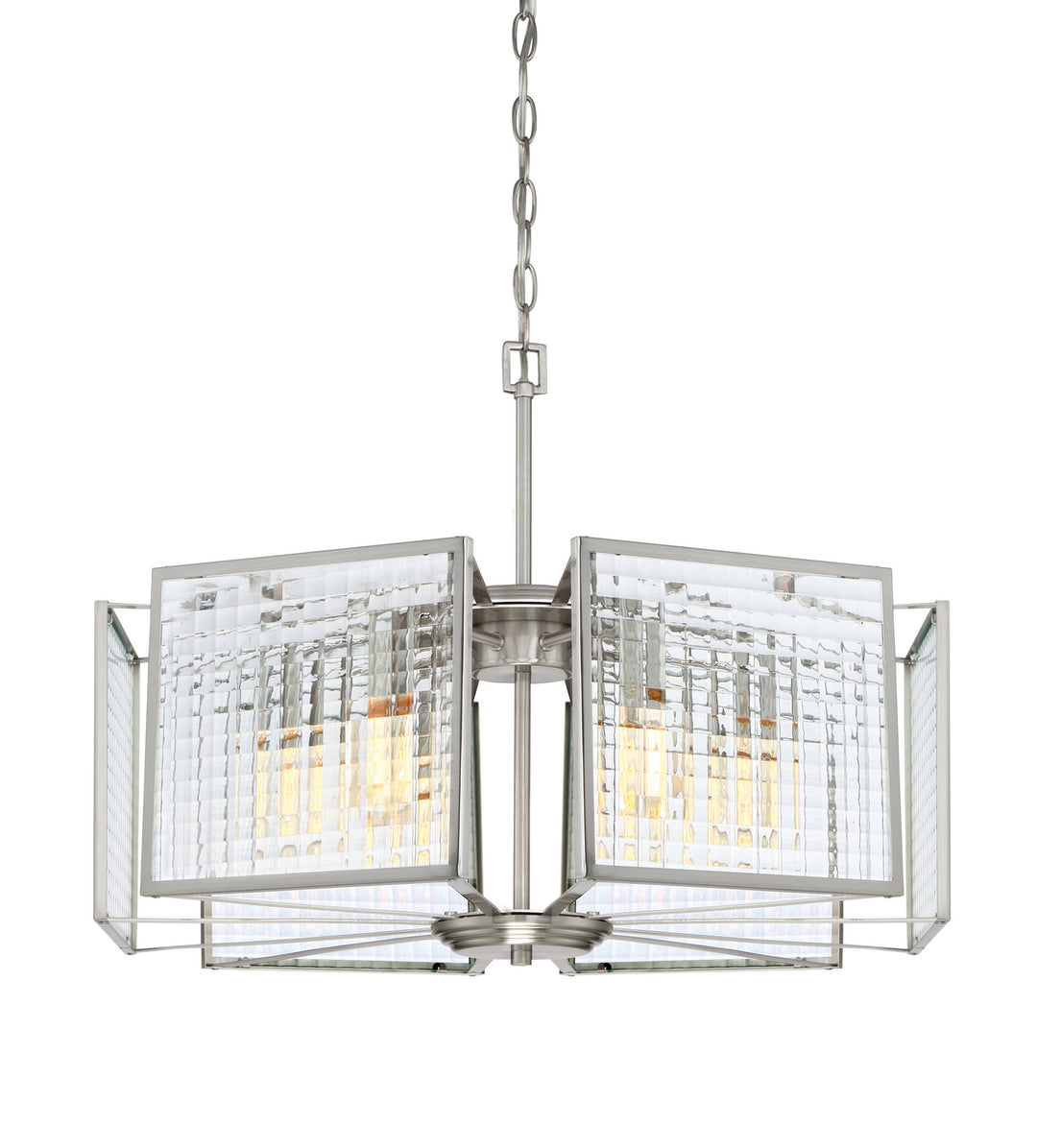 Designers Fountain Pivot 88886-SP Chandelier Light - Satin Platinum