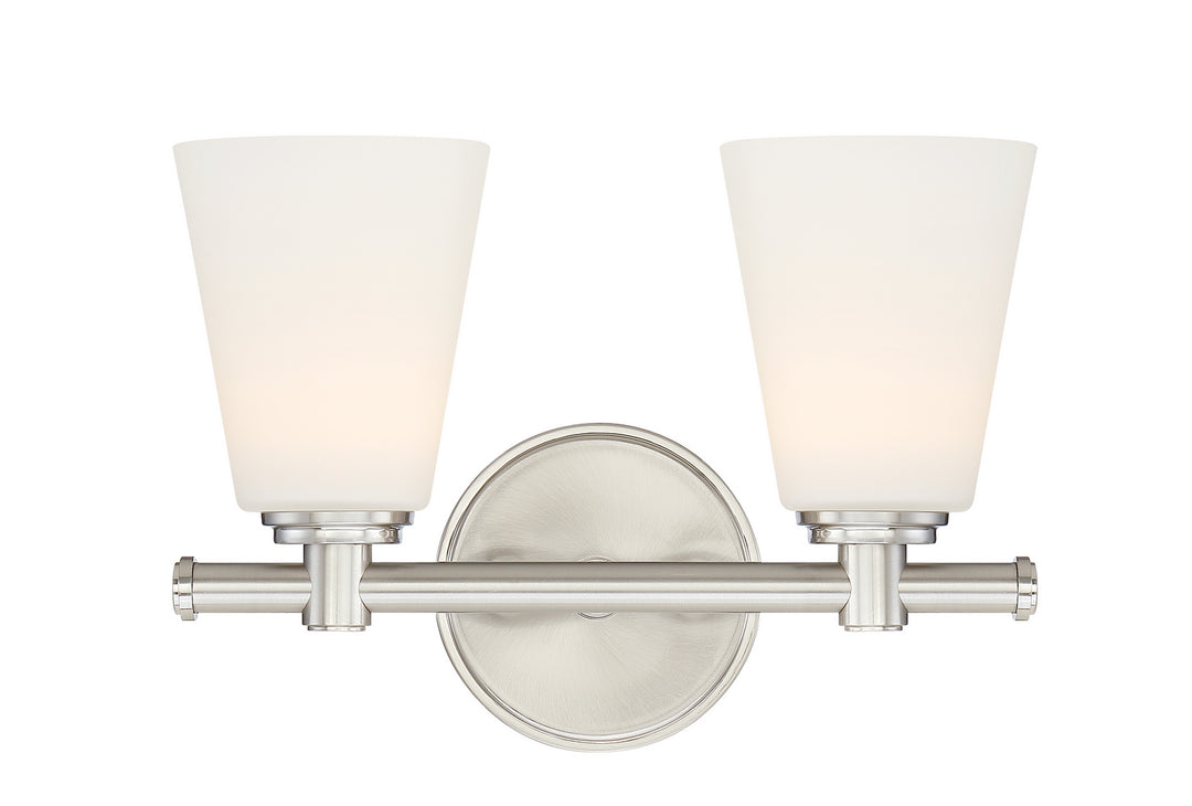 Designers Fountain Parker LED6892-SP Bath Vanity Light 13 in. wide - Satin Platinum