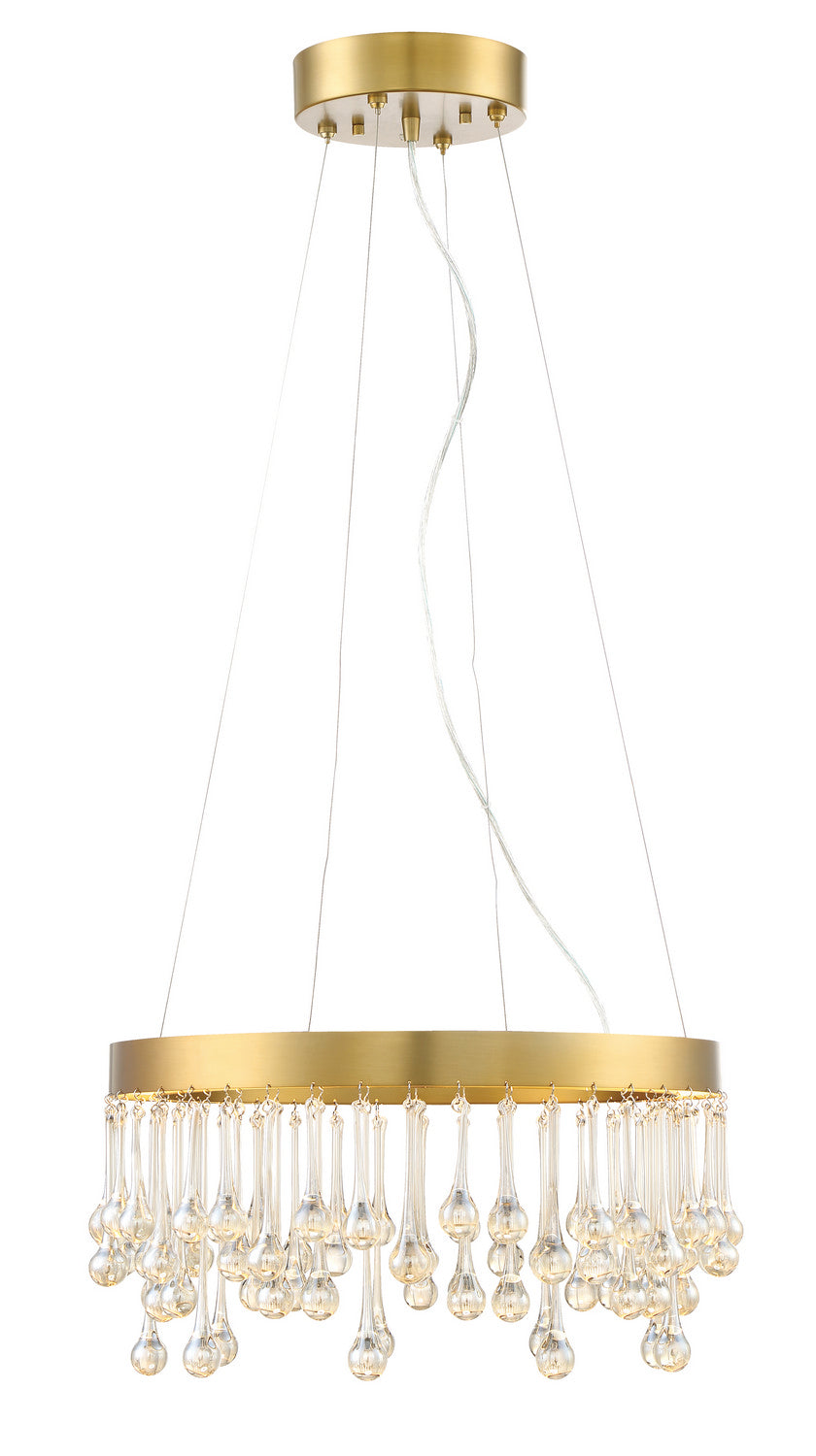 Designers Fountain Lucienne LED88132-LXG Pendant Light - Luxor Gold