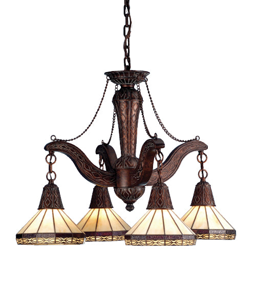 Meyda Tiffany Crestwood 71218 Chandelier Light - Antique Copper